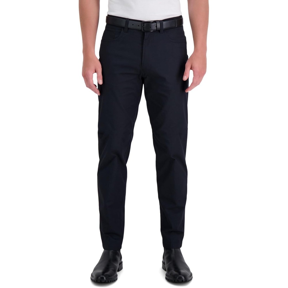 Kenneth Cole Mens Tech Pants Stretch Slim Fit Black Sz 36x32 NWT‎